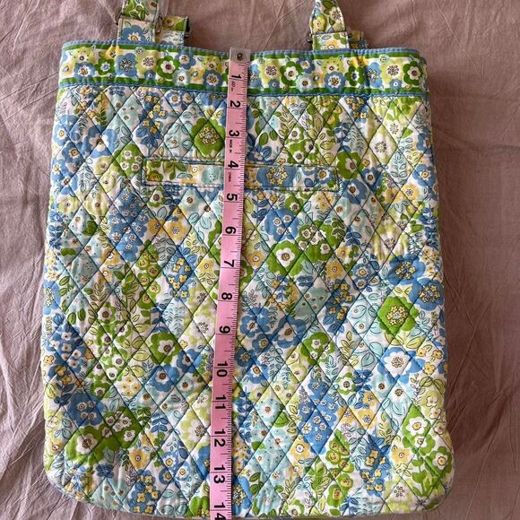 Vera Bradley English Meadow Slim Tote, a retired floral quilted cotton bag - Picture 7 of 7